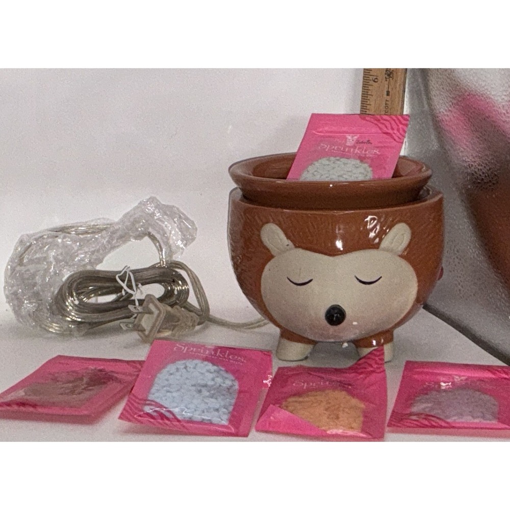 Pink Zebra Home Fragrance Porcupine Simmer Pot Diffusing Lid New In Box 4 Scents - Picture 2 of 9